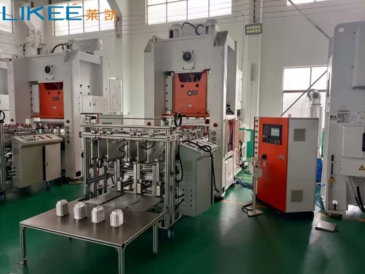 12000 macetas por hora Velocidad de producción Máquina de fabricación de macetas de aluminio totalmente automática con Mitsubishi PLC