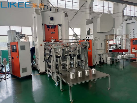 12000pcs/H Máquina de fabricación de contenedores de alimento de aluminio de aluminio