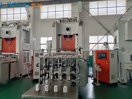 Máquina eléctrica automática de fabricación de bandejas de papel de aluminio para la línea de producción de alta productividad