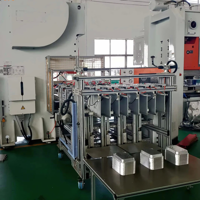 LK-T63 Máquina de Punzonado de Lámina de Aluminio para Contenedores de Alimentos Línea de Fabricación de Bandejas de Alta Velocidad