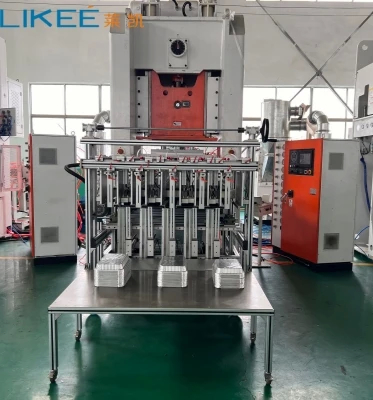 Blanco ABD NARANJA C marco de prensa hidráulica máquina de contenedores de papel de aluminio método automático de envoltura