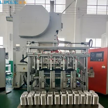 Máquina de contenedores de alimentos de aluminio con alimentación de papel controlada electrónicamente y una máquina una operación de trabajo