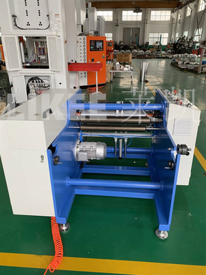 Mitsubishi PLC Semi-automático de papel y papel de hornear cortador máquina de rebobinado para el pegado manual