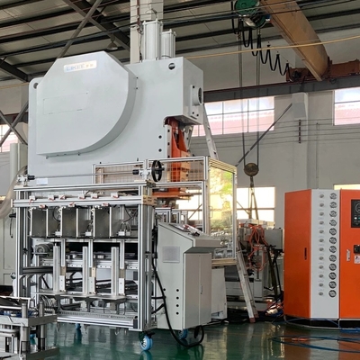 Máquina de fabricación de placas desechables de aluminio totalmente automática con Mitsubishi PLC