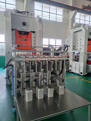 LK-T80 Máquina de punzonado de envases de alimentos con grasa de litio de bajo consumo y lubricación cerrada