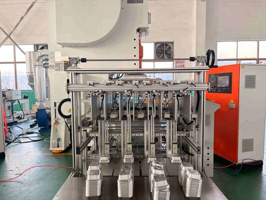 Línea de producción completa de máquinas para recipientes de papel de aluminio