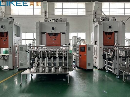 Máquina de Contenedores de Alimentos de Aluminio de 130 Toneladas de Fuerza de Prensa con 35-70 Carreras/Min y Producción de 12,000 piezas/h
