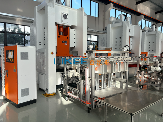 Máquina de Contenedores de Papel de Aluminio 35-70 Golpes/min Capacidad 80 Ton para Molde de 4 Cavidades