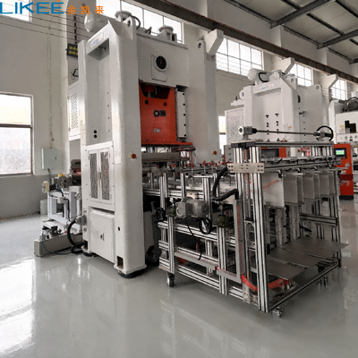 Máquina para fabricar envases de papel de aluminio de 80 toneladas, cambio rápido de molde en 15 minutos, memoria de 60 juegos de parámetros, operación con un solo trabajador