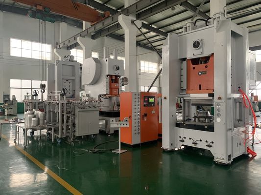 LK-T80 Contenedor de alimentos de papel de aluminio perforando automático Siemens Motor de hacer máquina