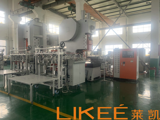 Contenedor de papel de aluminio de 63 toneladas máquina de hacer congelador caja fuerte rectangular de tamaño completo sartén barbacoa