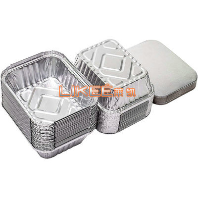 Forma redonda de aluminio 450ml del papel de comida del aislamiento resistente del envase