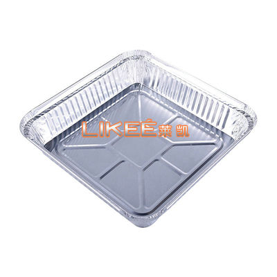 Envase de comida seguro del papel de aluminio del congelador 1000 ml Eco amistoso