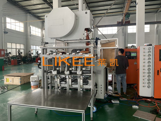 12000pcs/h Línea de producción de contenedores de papel de aluminio con PLC